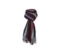 Giovanni Cassini Men's Italian Inspired Warm Knitted Striped Winter Scarf in Burnt Orange Giovanni Cassini Burnt Orange One Size