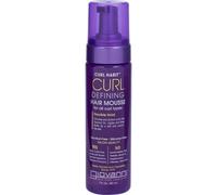 GIOVANNI Curl Defining Hair Mousse - Mousse for Curly Hair Volumizing Hair Foam for Women & Men Foaming Texture for Curls & Wavy Hair Alcohol