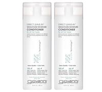 GIOVANNI Direct Leave-In Weightless Moisture Conditioner - Co-Wash Great for Curls & Wavy Hair Wash & Go Salon Quality No Parabens Infused with N