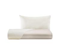 Giovanni Dolcinotti | Doubleface Single Duvet Cover Set - 1 Pillowcase - Sand/Ivory - 100% Cotton Percale - Made in Italy - Boston Model