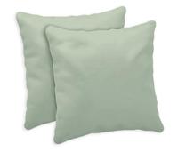 Giovanni Dolcinotti Set of 2 Sofa Cushion Covers 50 x 50 cm - Decorative Cushion Covers - 100% Cotton - Covers with Hidden Zipper - Bamboo - Atlanta Model