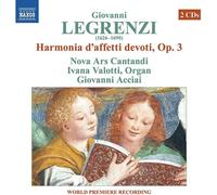 Nova Ars Cantandi / Acciai – Giovanni Legrenzi: Harmonia d'affetti devoti, Op. 3 – CD – NAXOS