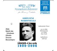 Giovanni Martinelli Vol. 1, Historical Recordings from 1926-39