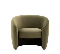 Giovanni Soft Brushed Armchair Moss Green