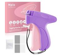 Gipnva Stitchy Quick Clothing Stitch Gun, Micro Sewing Gun Tagging Gun Kit Includes 5 Needle, 2000 Fasteners for Fine Stitching/Tagging/Clothes/Quilt Fixing (Pink +Purple)