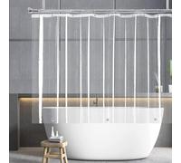 Gipsighila Short Shower Curtain Liner 60 Inch Length, Clear PEVA Vinyl Waterproof,Walkin Tub or Step in Tub Shower Curtain with 3 Heavy Magnets 70x60''