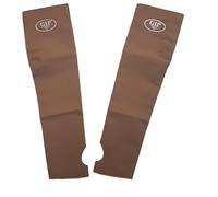 Gipskins - infection & Injury prevention resuable protective armsleeves - antimicrobial, scratch, tear & stain resistant, antifungal, breathable & latex free (XXS < 26cm Bicep Size, Brown)