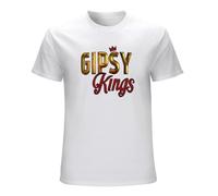 Gipsy Kings Latin Rock traitional Folk Music Fan Mens White T-Shirt Top Unisex Tee M