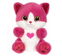 GIPSY TOYS - HUG CAT CUTY BOX LOVE RASPBERRY PINK - 23 CM