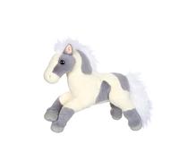 Gipsy Toys - Plush Horse Lying Down - 40 cm - Grey and White