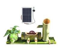 GIQKDZNUO 55cm,Solar Bamboo Water Fountain, Japanese Garden Feature Spout with Pump and Solar Panel,Zen Garden Decor Feng Shui Outdoor Garden Feature Decor,for Patio, Indoor/Outdoor
