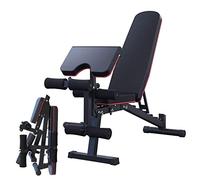 GIQKDZNUO Adjustable Benches Dumbbell Stool Multi-Function Bench Press Stool Folding Fitness Chair Sit-up Board Kick-Out Fitness Equipment