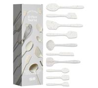 GIR: Get It Right 10-Piece Silicone Ultimate Kitchen Utensil Set - Spatulas, Ladle, Flip, Spoons, Whisk, Peeler & Spoonula - Nonstick, Non-Toxic, Heat-Resistant - Sprinkles