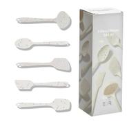 GIR: Get It Right 5-Piece Silicone Kitchen Utensils Set - Ladle, Spatula, Flipper, Spoon & Spoonula - Non-Toxic for Nonstick Cookware, Cooking and Baking