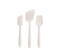 GIR: Get It Right Set of 3 Non-Stick Heat Resistant Silicone Kitchen Utensils Silicone Spatula Reversed Spatula/Spatula and Spoon