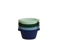 GIR: Get It Right Silicone Cupcake Liners - Reusable & Non-Stick Baking Cups - 12 Pack, Frosty Mint - Silicone Muffin Cups - Muffin Liners - Baking Supplies