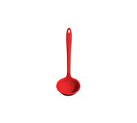 GIR: Get It Right Silicone Pasta Spoon & Ladle - 3/4-Cup Capacity - Red - Heat-Resistant to 425°F - Measurement Markings in Cups & mL - No-Drip Edge - Dishwasher-Ready