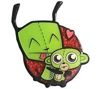 Gir hugging his plushy - Invader Zim Collectible Enamel Pin, S, enamel, no