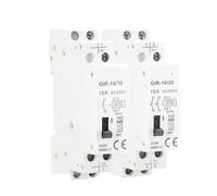 GIR Mechanical Impulse Relay Household Bistable Latching Auto Control 1P 2P 16A 1NO 2NO Coil 230V AC 110V DC(1no)
