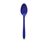 GIR Perforated Silicone Spoon, Multi-Purpose KitchenTool - Navy | Durable & High Heat Resistant | Gentle on Nonstick Cookware | Ideal for Frying, Straining, Mixing & Serving | Easy to Clean
