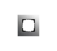 GIRA 0211219 Switch Plate Outlet Cover - SCREWLESS Switch Plates & Outlet Covers (Stainless Steel)