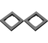 Gira 021123 Cover Frame 1-Way GIRA E2 Anthracite (Pack of 2)