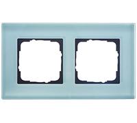 GIRA 021218 021218 Frame 2 Gang Esprit Glass Mint