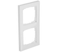GIRA 021229 Cover Frame, 2 Gang Gira E2 pure white
