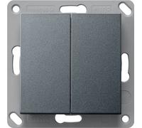 Gira 2-Gang Bluetooth Wall Transmitter Anthracite - 246228