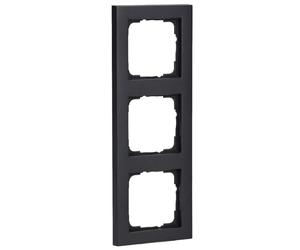 GIRA 21323 Rahmen E2 3-Panel Charcoal-Coloured, 021323