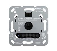 Gira 247200 Einsatz Raum Temperature Control 230 V~ mit Öffner bzw. Schließer, Ausschalter und Kontrolllicht