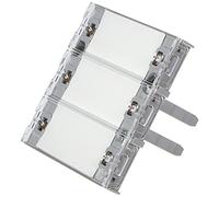 Gira 513300 KNX Tactile Sensor 3-Way, 3-Switch System 55, White, Push Button, Rocker, Manual Operation