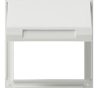 Gira Adapter Frame With Cover TX44 Pure White - 065466