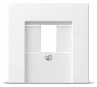 GIRA 0276 03 Cover Socket System, Standard 55, E2, Clear, Event opak, Esprit, CLAS, Pure White, (027603) Abdeckung f. TAE/USB