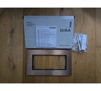 Gira Esprit 2-Gang Faceplate Frame Without Crossbar 100238 Bronze