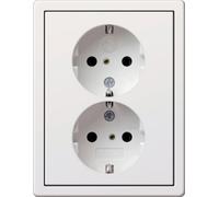 Gira F100 Wall Socket Outlet (WCD Switchgear) - 0783112