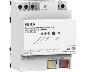 Gira One KNX Power Supply 640mA With Integrated Choke - 213000