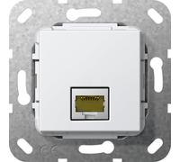 Gira RJ45 Cat 6A 10GB Gender Changer Base Module - 569503