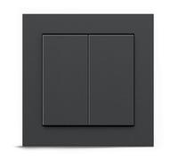 GIRA + Senic Friends of Hue Smart Switch | Homekit Dimmer Switch Compatible with Philips Hue | Anthracite