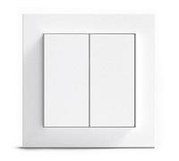 GIRA + Senic Friends of Hue Smart Switch | Homekit Dimmer Switch Compatible with Philips Hue | White Matte