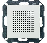 Gira System 55 228227 Speaker Flush-Mounted Radio Pure Matte White
