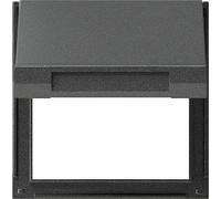 Gira Transition Plate KD TX-44 Anthracite With Flap Cover - 065467