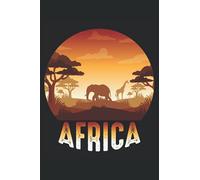 Giraffe Africa African Safari Savannah Wildlife Animal Pride: Journal / Notebook / Diary, 120 Blank Lined Pages, 6 x 9 inches, Matte Finish Cover, Great Gift For Kids And Adults