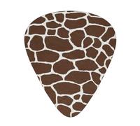 Giraffe Animal Print,12 Pcs Guitar Pick,3 Different Thickness Plectrums for Acoustic Guitar Bass Ukulele (0.46mm 0.96mm 0.71mm)