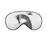 Giraffe Animal Unisex Light-Blocking Eye Mask Sleep Mask Suitable for Naps at Home, in The Office, and on Airplanes, Style-38-4