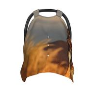 Giraffe Animals of Africa Baby Car Seat Canopy Cover, Multi Use Breathable Nursing Breastfeeding Covers for Mom Soft Stroller Sun Shade Newborn Shower Gift
