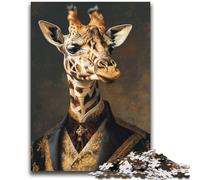 Giraffe Art 2000 Piece Jigsaw Puzzles for Teenagers Gifts,Toys Educational Games Stress Relieving Suitable for Desktop Decoration (70X100cm)