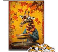 Giraffe Art 2000 Piece Jigsaw Puzzles for Teenagers, Toys Educational Games Stress Relieving Secret Santa Gifts for And Age 14 (70x100cm)