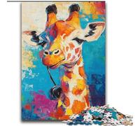 Giraffe Art 2000 Pieces Jigsaw Puzzles for Adults And Teens, Educational Games Home Decoration Unique Home Decor And Gifts (70x100cm)