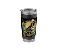Giraffe Art Deco Geometric Safari Botanical Stainless Steel Insulated Tumbler